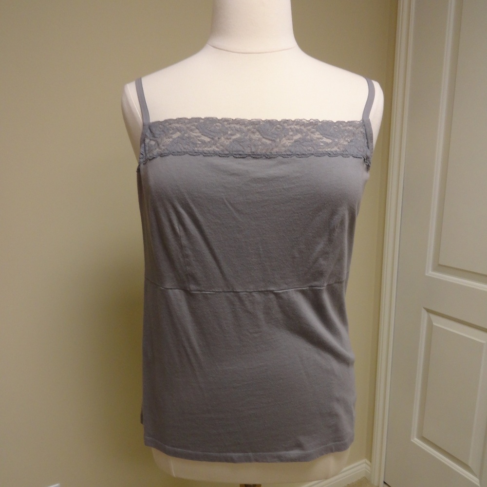 Lane Bryant Grey lace cami  Size 18/20